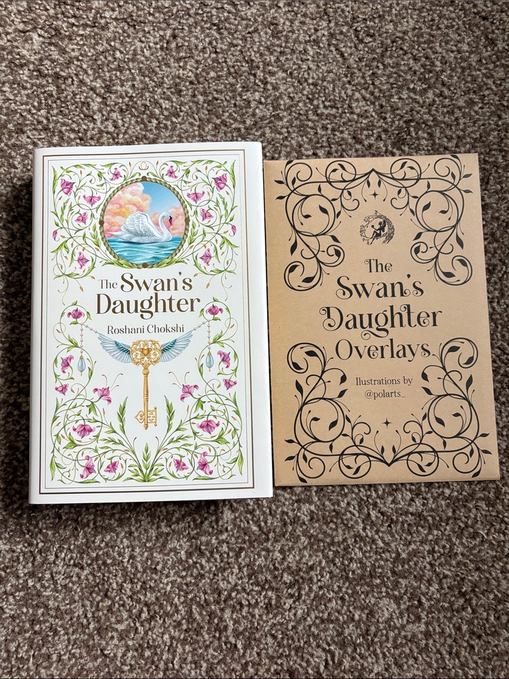 fairyloot the swan's daughter by roshani chokshi + overlays